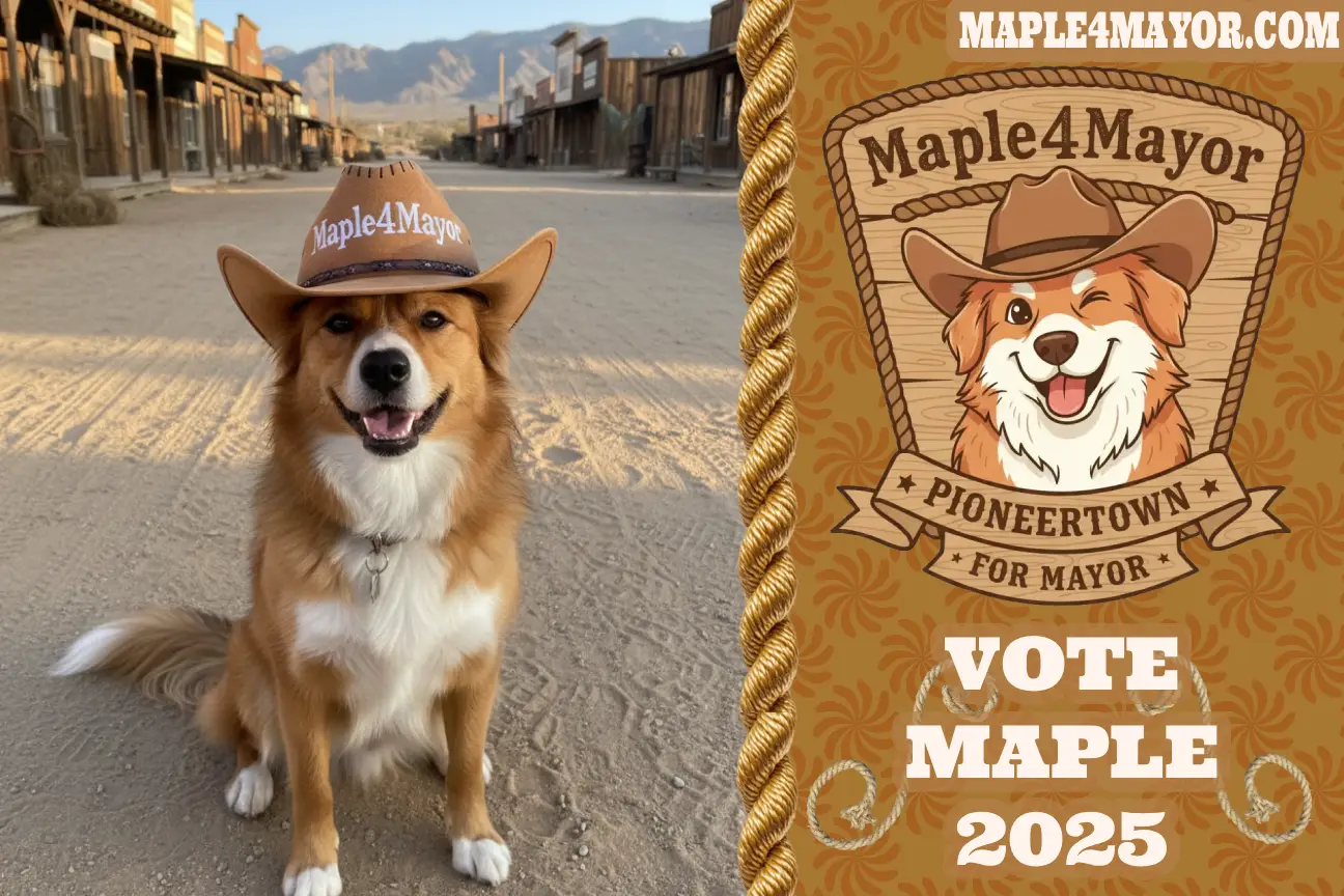 Maple 4 Mayor Lawn Sign - Horizontal Design 1