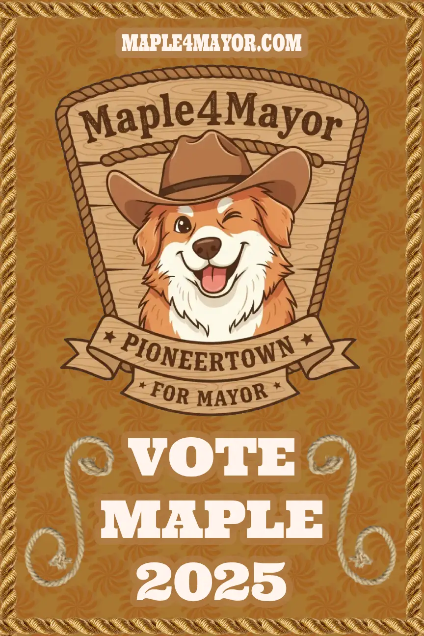 Maple 4 Mayor Lawn Sign - Vertical Design
